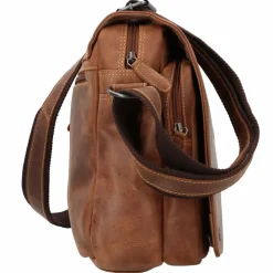 Greenburry Messenger Bags|Aktentaschen<Racing Collection Atlanta Aktentaschen Messenger Leder 36 cm braun