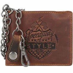 Herren Greenburry Racing Collection Dallas Geldbörse RFID Leder 12,5 cm