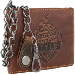 Herren Greenburry Racing Collection Dallas Geldbörse RFID Leder 12,5 cm