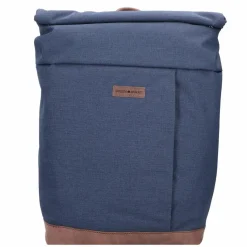 Sale Greenburry Recycled PET Canberra Rucksack 45 cm Laptopfach coral blue