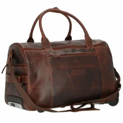 Greenburry Rugged 2 Rollen Reisetasche Leder 53 cm