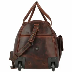 Greenburry Rugged 2 Rollen Reisetasche Leder 53 cm