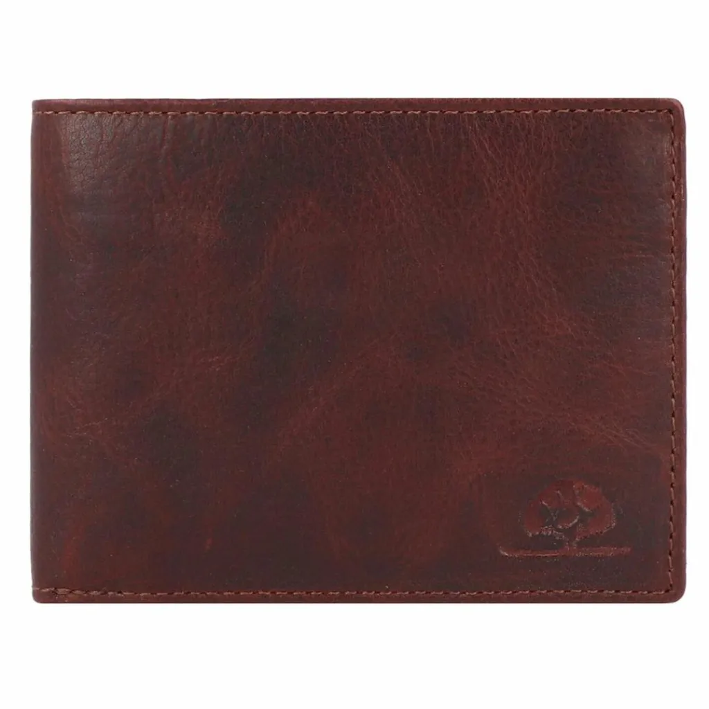 Best Greenburry Rugged Geldbörse RFID Schutz Leder 12.5 cm brown