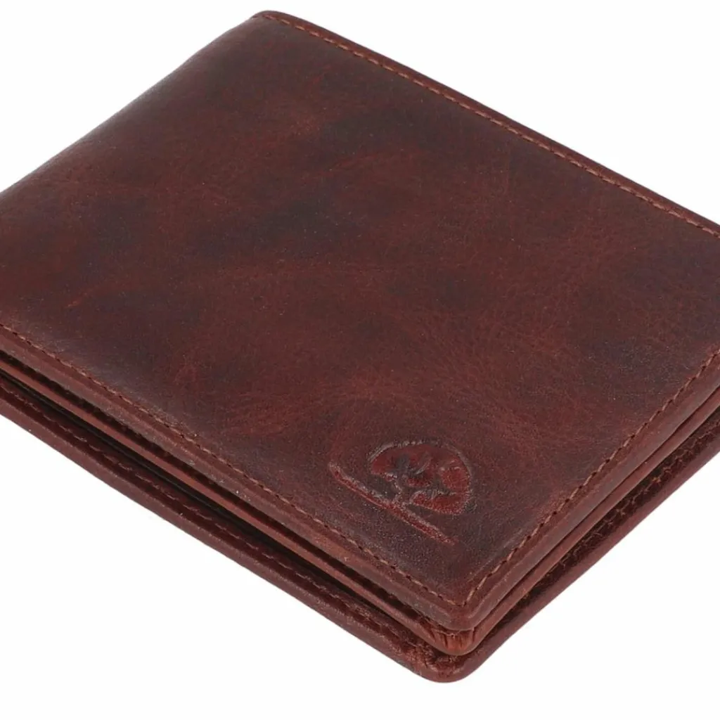 Best Greenburry Rugged Geldbörse RFID Schutz Leder 12.5 cm brown