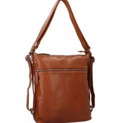 Greenburry Henkeltaschen|Schultertaschen<Schultertasche Leder 29,5 cm cognac
