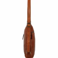 Greenburry Henkeltaschen|Schultertaschen<Schultertasche Leder 29,5 cm cognac
