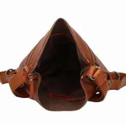 Greenburry Henkeltaschen|Schultertaschen<Schultertasche Leder 29,5 cm cognac