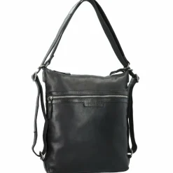 Clearance Greenburry Schultertasche Leder 29,5 cm black