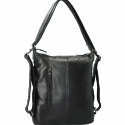 Clearance Greenburry Schultertasche Leder 29,5 cm black