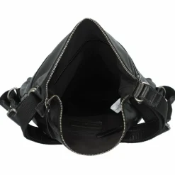 Clearance Greenburry Schultertasche Leder 29,5 cm black