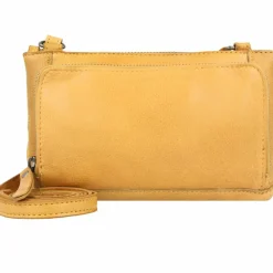 Greenburry Soft Umhängetasche Leder 20 cm yellow