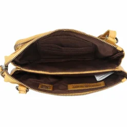 Greenburry Soft Umhängetasche Leder 20 cm yellow