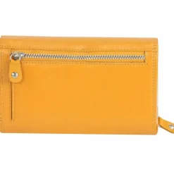 Greenburry Damengeldbörsen Querformat<Spongy Geldbörse Leder 15,5 cm yellow