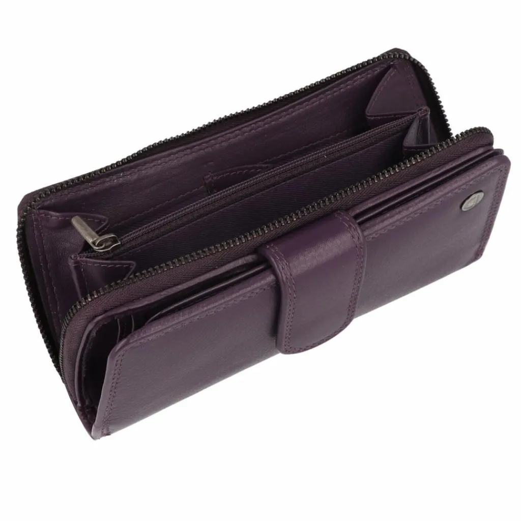 Sale Greenburry Spongy Geldbörse Leder 9,5 cm purple