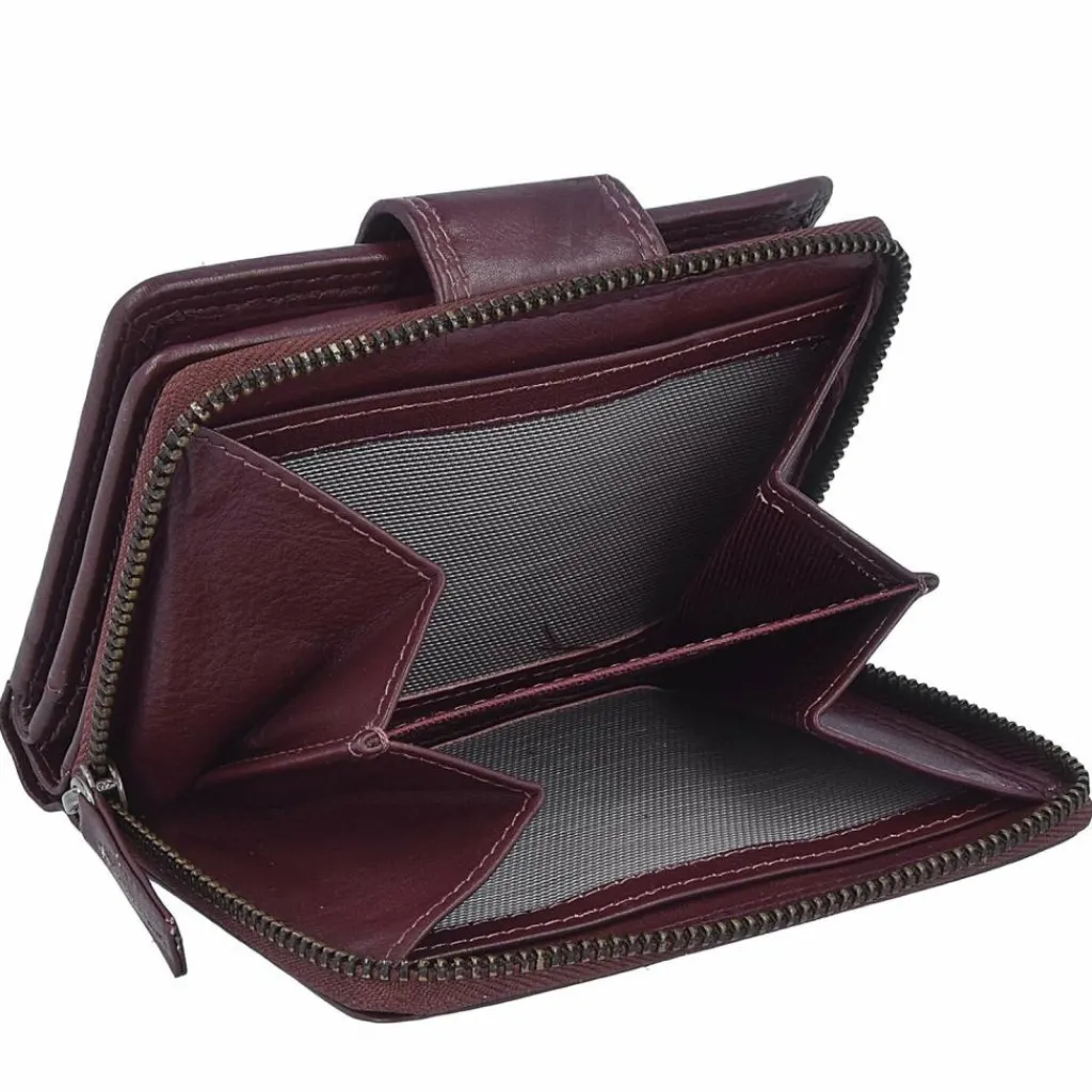 Hot Greenburry Spongy Geldbörse Leder 9 cm bordeaux