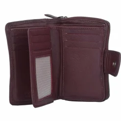 Greenburry Damengeldbörsen Hochformat<Spongy Geldbörse Leder 8,5 cm bordeaux