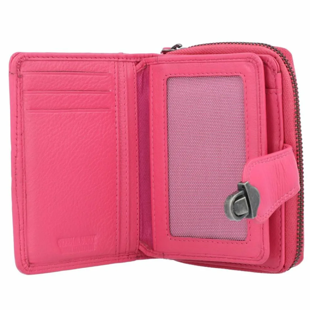 Greenburry Damengeldbörsen Hochformat<Spongy Geldbörse Leder 9 cm fuchsia