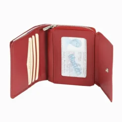 Greenburry Damengeldbörsen Querformat<Spongy Geldbörse Leder 10,5 cm petrol