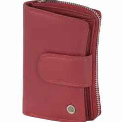 Greenburry Damengeldbörsen Hochformat<Spongy Geldbörse Leder 8,5 cm red