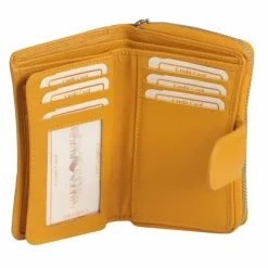 Greenburry Damengeldbörsen Hochformat<Spongy Geldbörse Leder 8,5 cm red