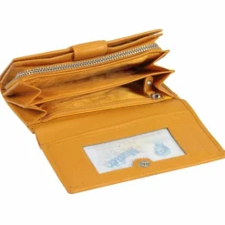 Greenburry Damengeldbörsen Querformat<Spongy Geldbörse Leder 15,5 cm red