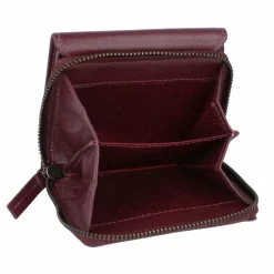 Greenburry Damengeldbörsen Querformat<Spongy Geldbörse Leder 10,5 cm bordeaux
