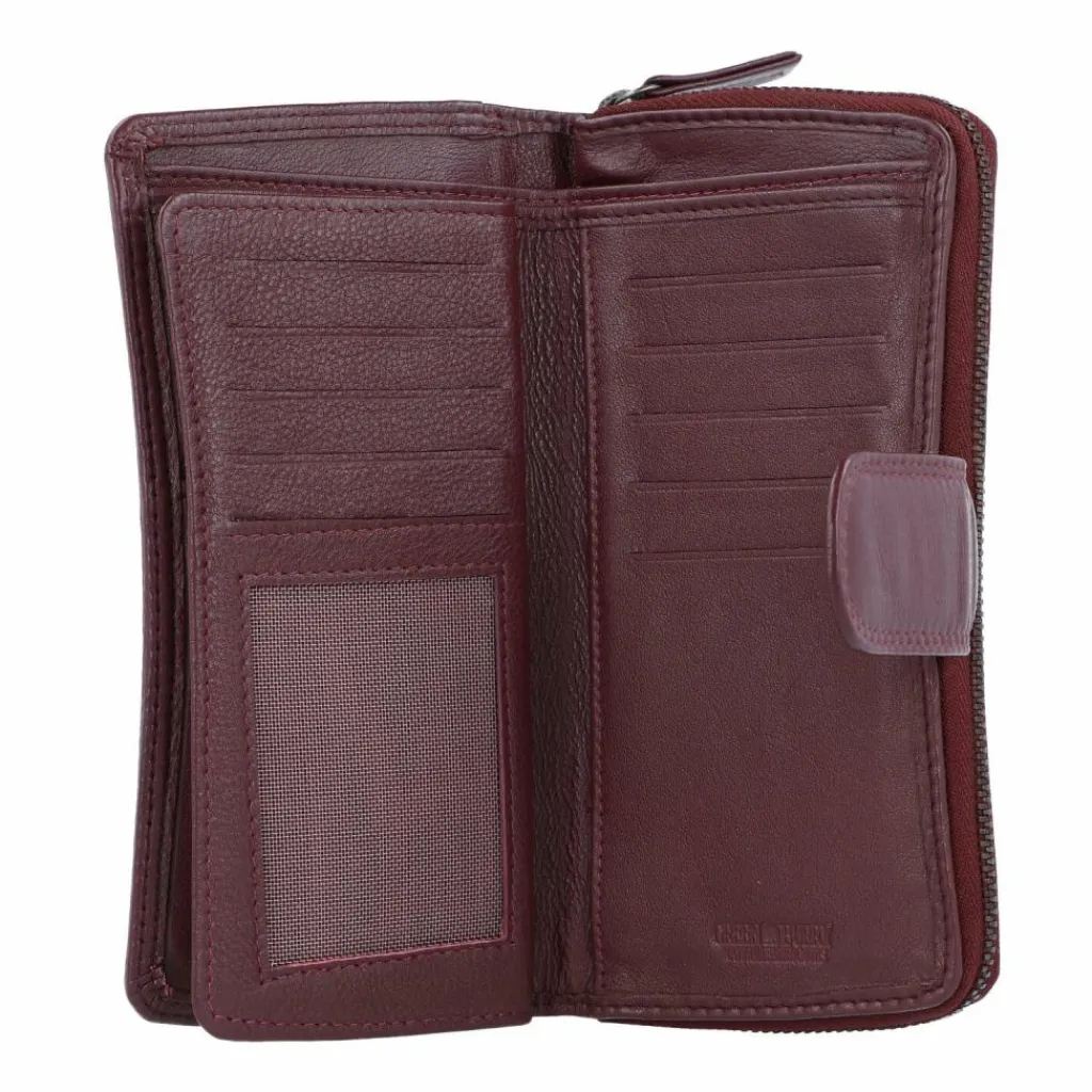Damen Greenburry Spongy Geldbörse Leder 9,5 cm