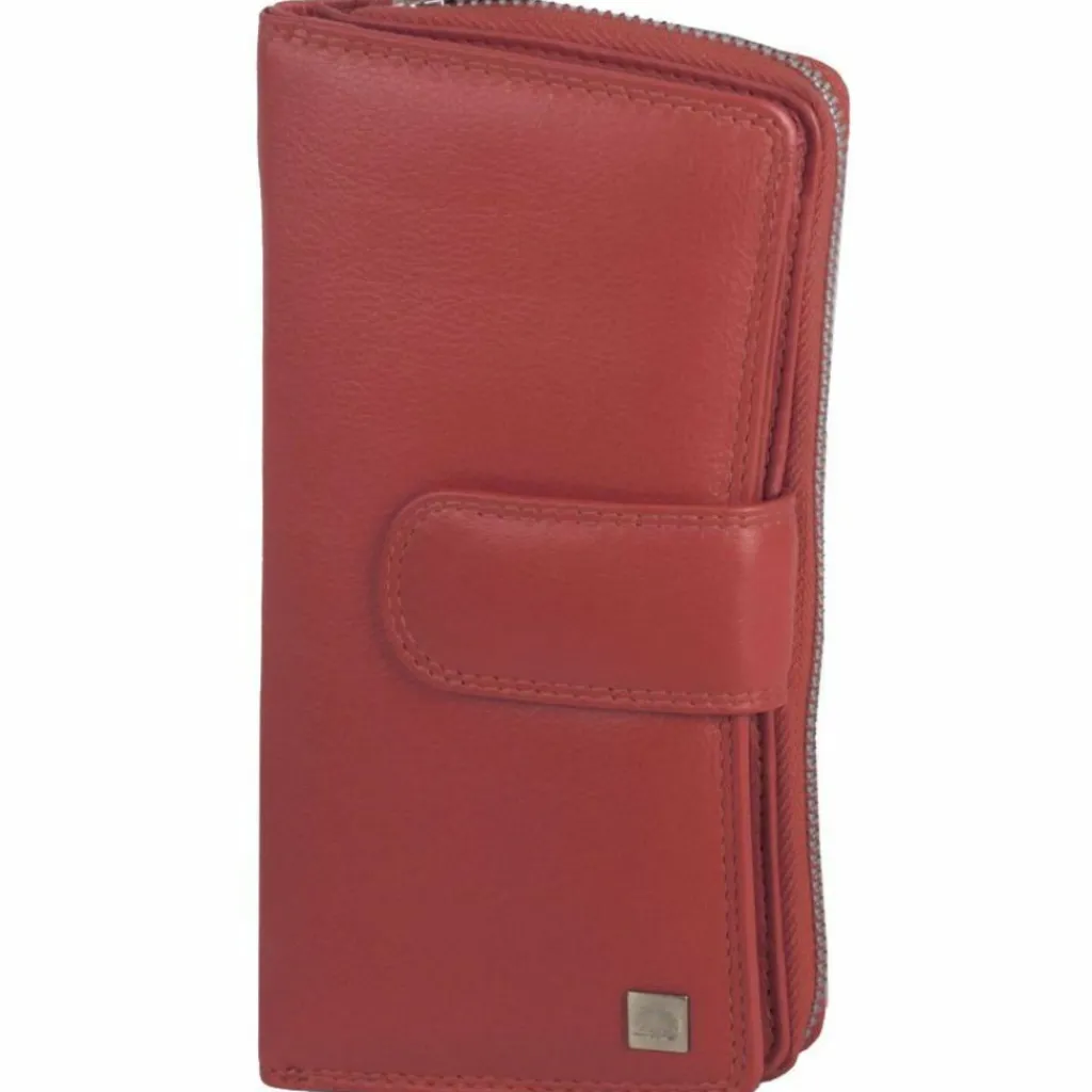 Greenburry Spongy Geldbörse Leder 9,5 cm red