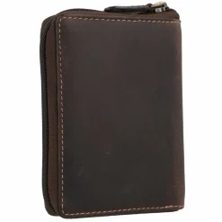 Herren Greenburry Tornado Geldbörse RFID Schutz Leder 10 cm