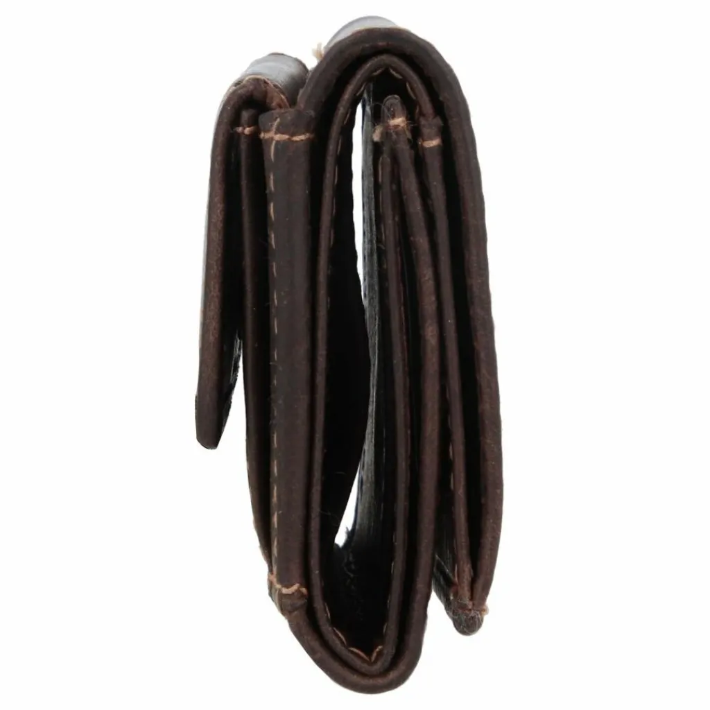Greenburry Herrengeldbörsen Querformat<Tornado Geldbörse RFID Schutz Leder 9.5 cm teak brown