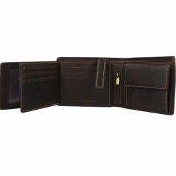 Herren Greenburry Tornado Geldbörse RFID Schutz Leder 12 cm