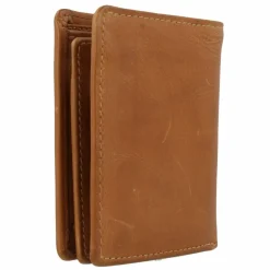 Greenburry Herrengeldbörsen Hochformat<Tornado Geldbörse RFID Schutz Leder 9 cm peanut brown