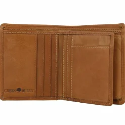 Greenburry Herrengeldbörsen Hochformat<Tornado Geldbörse RFID Schutz Leder 9 cm peanut brown