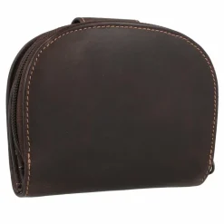 Greenburry Damengeldbörsen Querformat<Tornado Geldbörse RFID Schutz Leder 14 cm teak brown