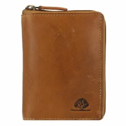 Greenburry Herrengeldbörsen Hochformat<Tornado Geldbörse RFID Schutz Leder 10 cm peanut brown