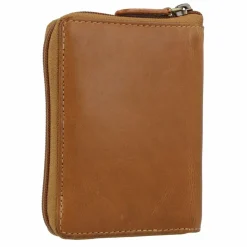 Greenburry Herrengeldbörsen Hochformat<Tornado Geldbörse RFID Schutz Leder 10 cm peanut brown