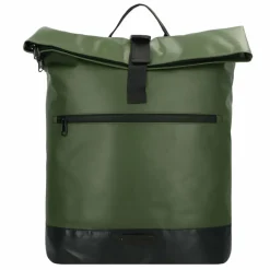 Greenburry Daypacks<Upcycled Tarpaulin Daypack 42.5 cm Laptopfach olive-black