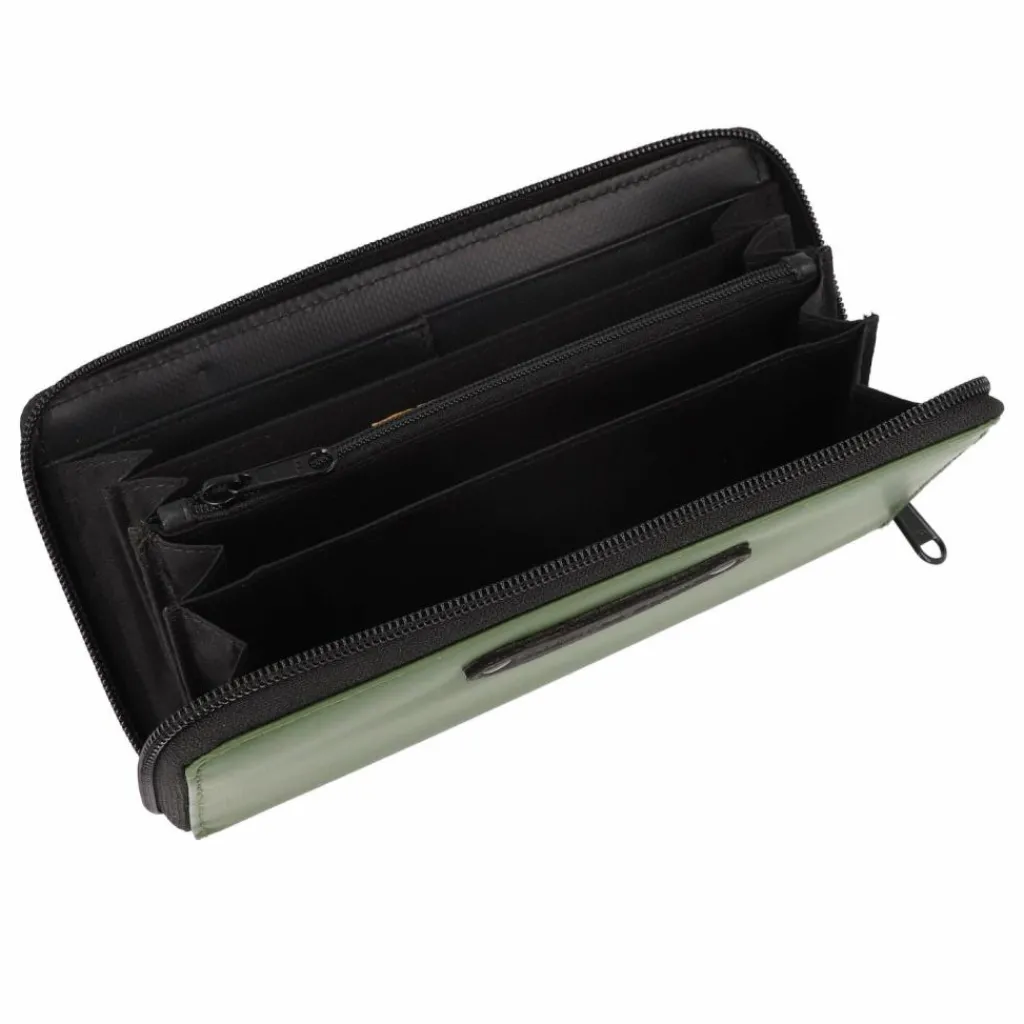 Online Greenburry Upcycled Tarpaulin Geldbörse 19 cm olive
