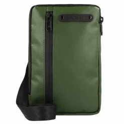 Best Greenburry Upcycled Tarpaulin Mini Bag Umhängetasche 14 cm olive