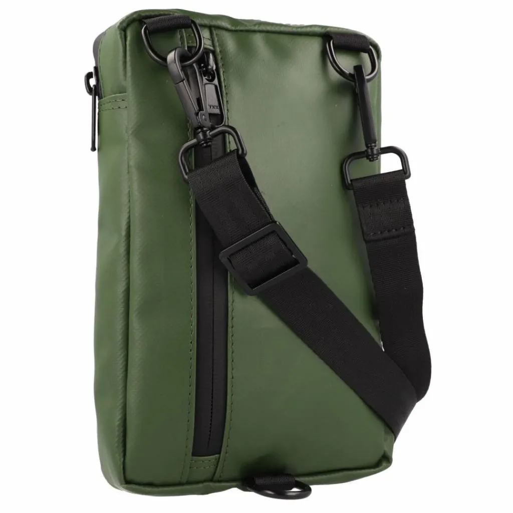 Best Greenburry Upcycled Tarpaulin Mini Bag Umhängetasche 14 cm olive