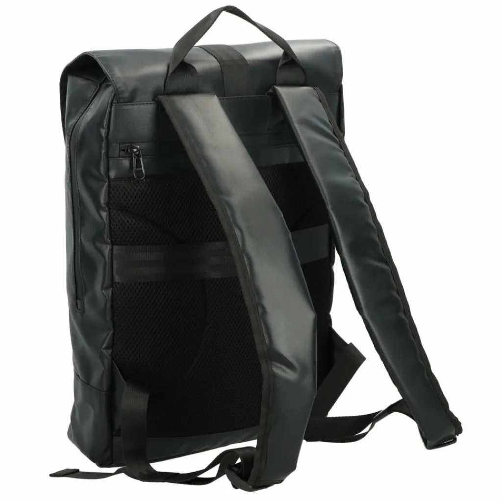 Greenburry Daypacks<Upcycled Tarpaulin Daypack 45 cm Laptopfach black