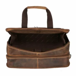Greenburry Laptoptaschen|Businesstrolleys Mit Laptopfach<Vintage 2 Rollen Businesstrolley 33 cm Laptopfach braun