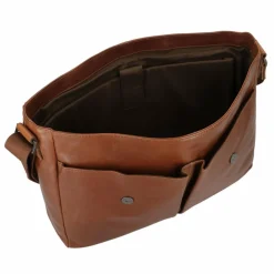 Greenburry Vintage Aktentaschen Messenger Leder 40 cm Laptopfach