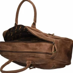 Clearance Greenburry Vintage Aktentasche Leder 40 cm Laptopfach braun