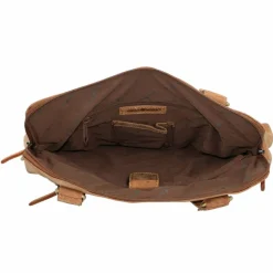 Greenburry Vintage Aktentasche Leder 37 cm Laptopfach
