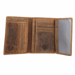 Clearance Greenburry Vintage Ausweisetui RFID Leder 9 cm braun