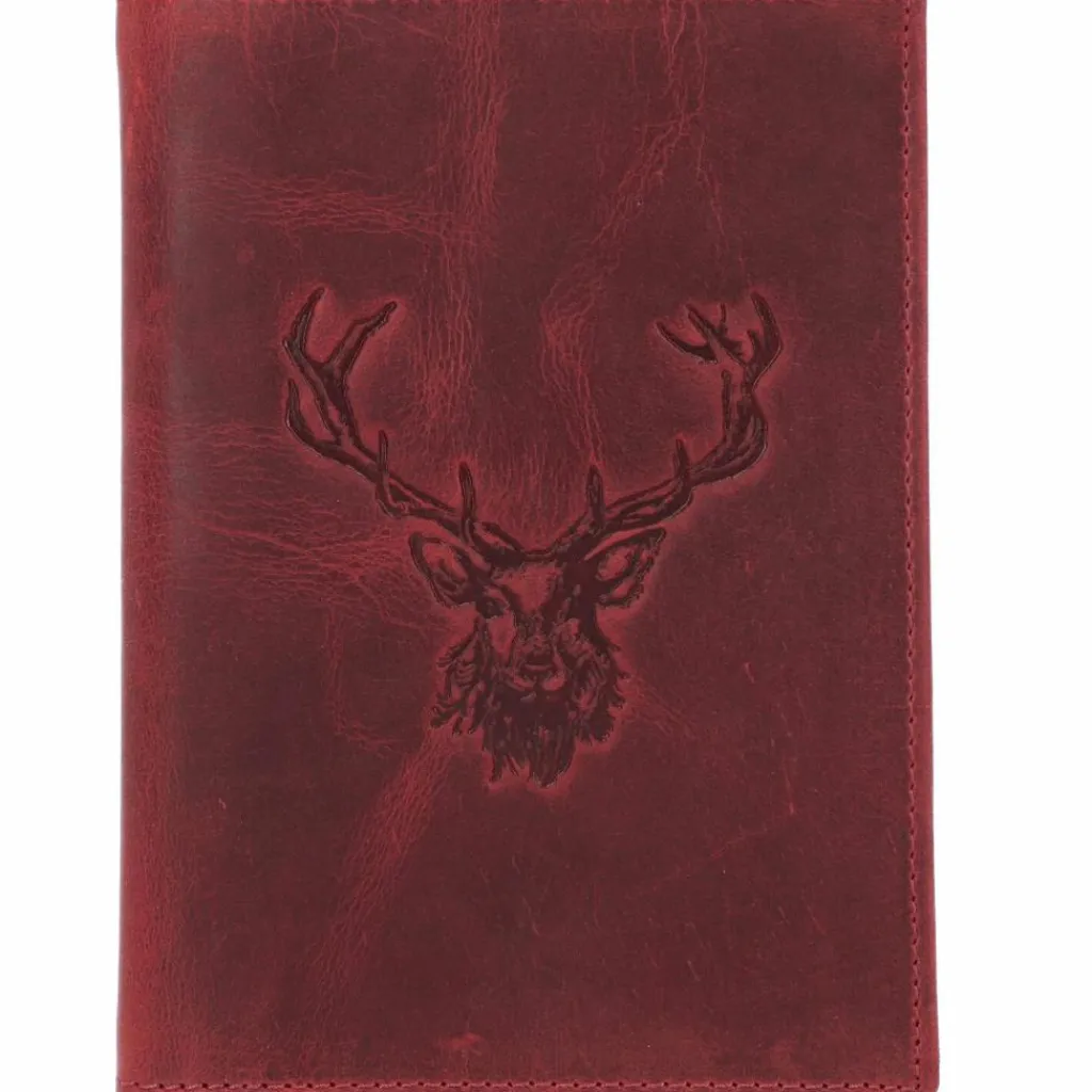 Greenburry Ausweisetuis<Vintage Ausweisetui Leder 12.5 cm rusty red