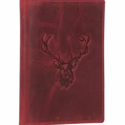 Greenburry Ausweisetuis<Vintage Ausweisetui Leder 12.5 cm rusty red