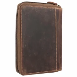 Greenburry Ausweisetuis<Vintage Ausweisetui Leder 9.5 cm brown