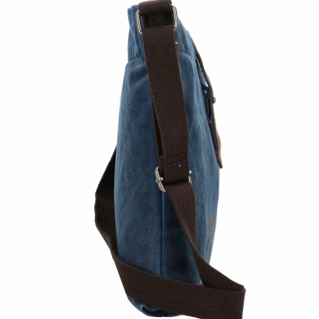 Hot Greenburry Vintage Aviator Umhängetasche 27 cm blue